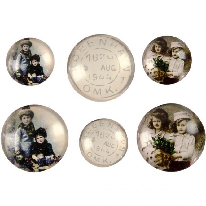 Hovedbilde Cabochoner, dia. 18+25 mm, ...