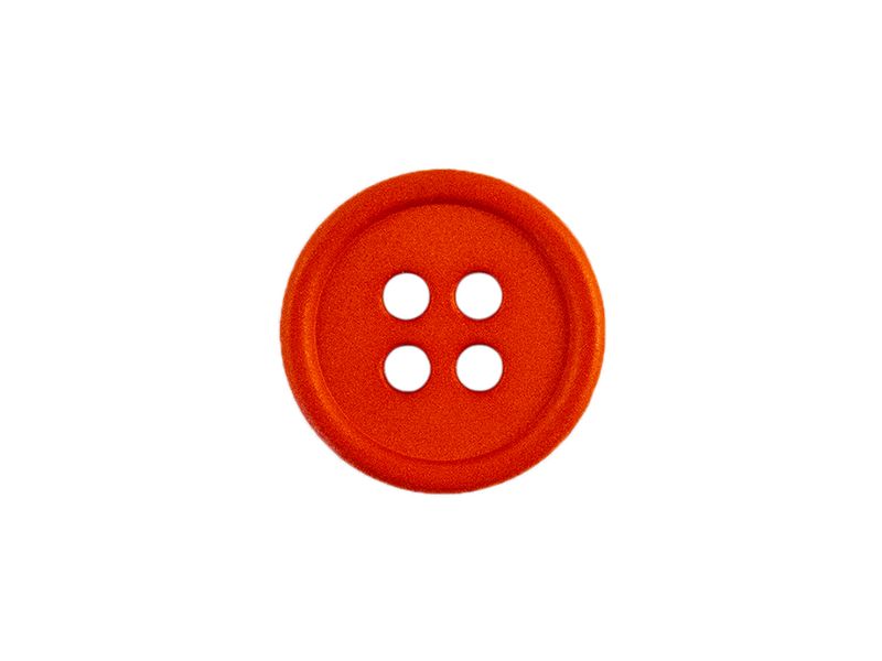 Knapp  Rund  13mm  Rød