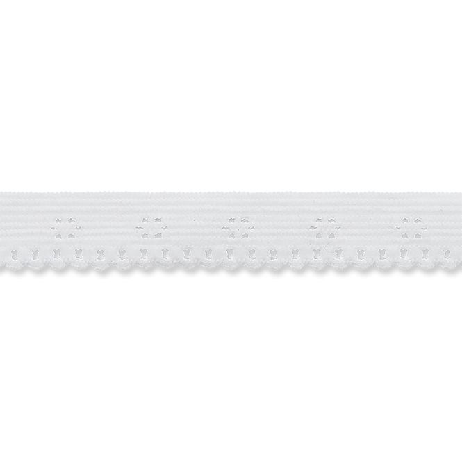 Hovedbilde Elastisk bånd Hvit 10mm