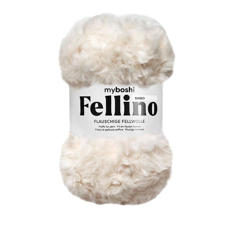 Myboshi Fellino 65m – 891 Shiro Hvit