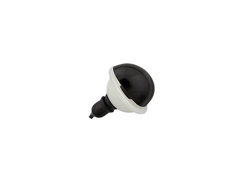Nese med sikkerhetsl&aring;s 453415 2-hull 12mm 80 Sort