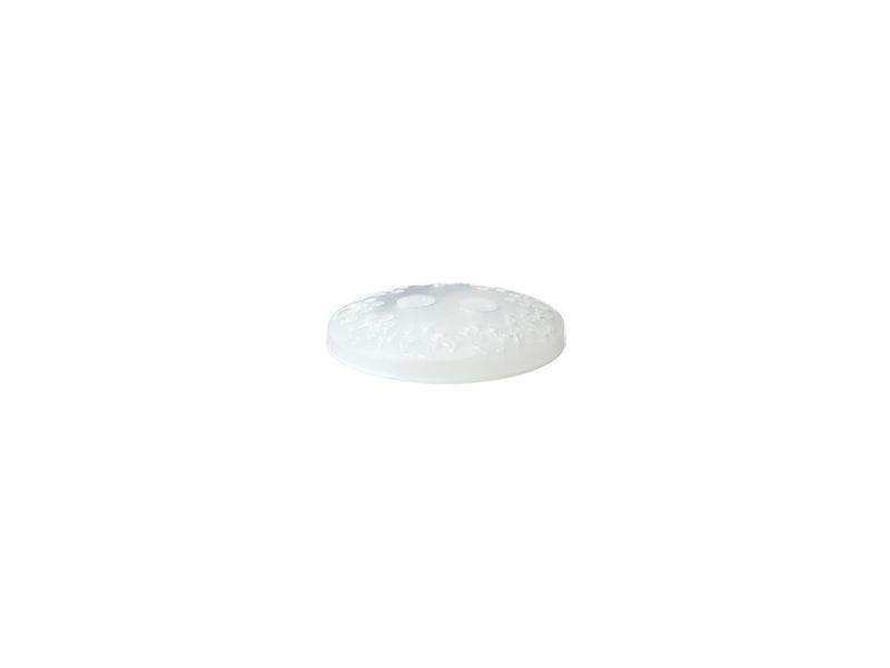 Knapp 453887 2-hull 14mm 12 Hvit